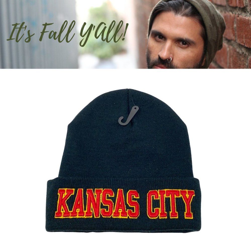 NWOT Kansas City ChoKoLids Knit Beanie Hat